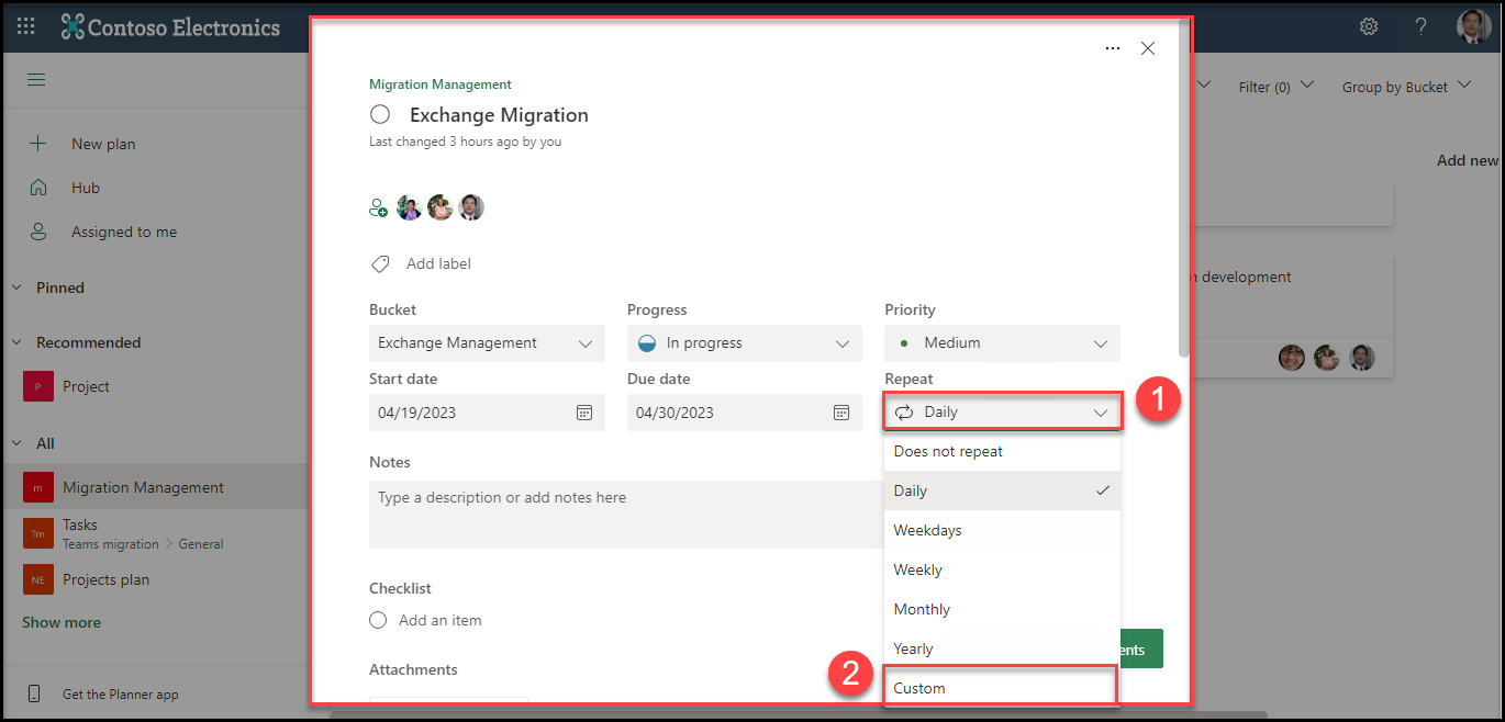 Microsoft introduces recurring tasks in Planner