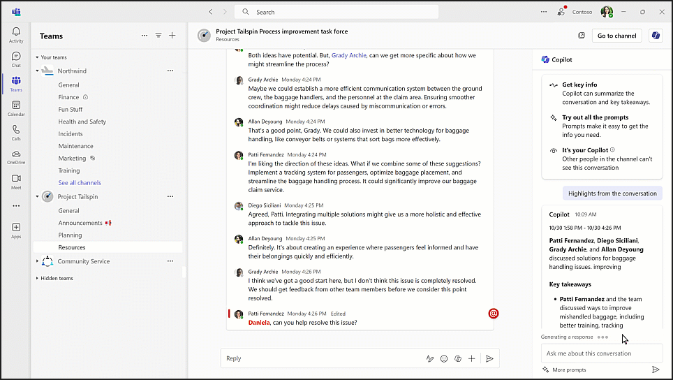 New Copilot features in Microsoft Teams - Ignite 2023