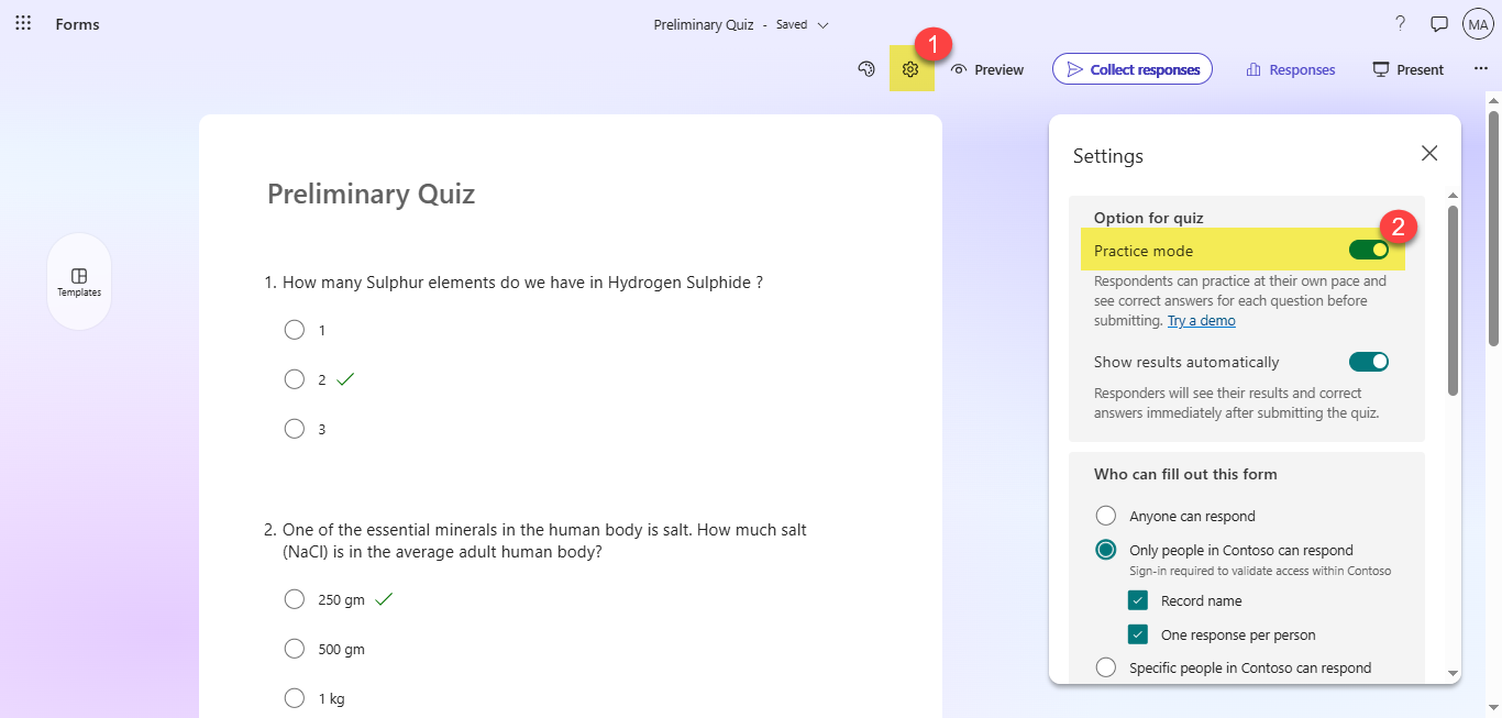 Microsoft Forms New Features - Oct 2024