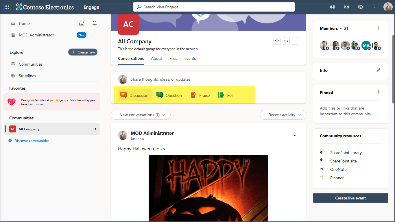 A New Feature to Manage Users with View-Only Mode in Viva Engage