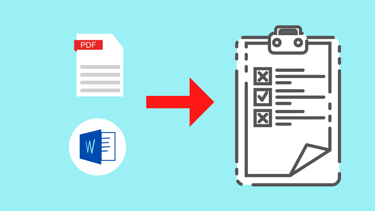 How to quickly import Forms from PDF or Word