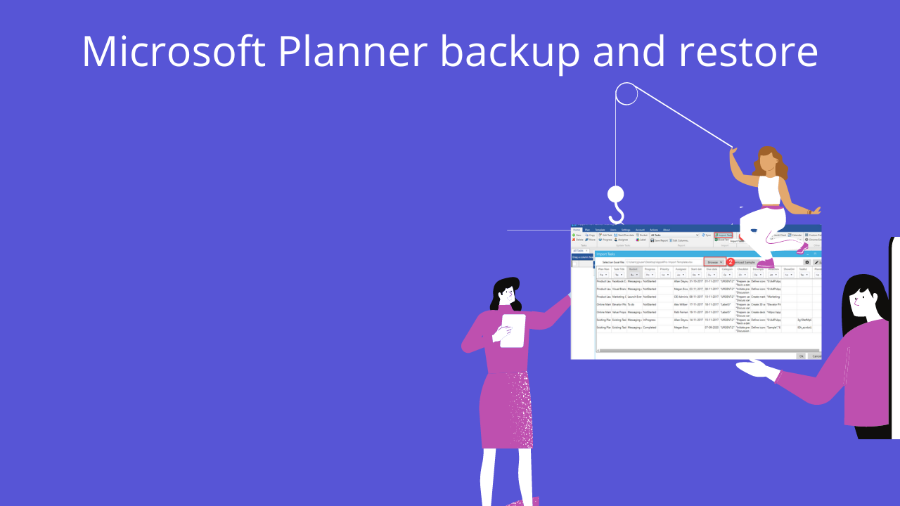 Microsoft Planner backup and restore