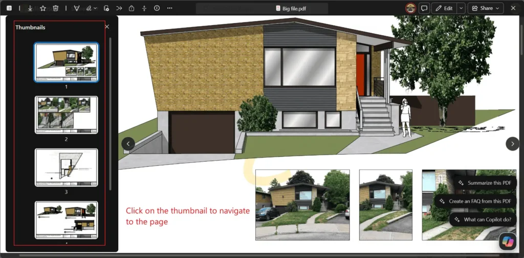 PDF thumbnail view in OneDrive and SharePoint helps users browse PDF pages visually and open the right page faster.